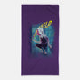 Spider Gwen Help-None-Beach-Towel-jacnicolauart