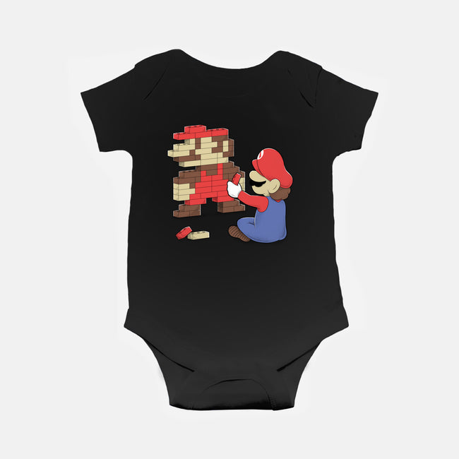 Nostalgic Gamer-Baby-Basic-Onesie-Umberto Vicente