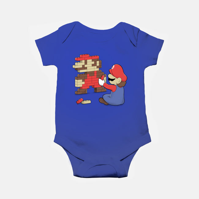 Nostalgic Gamer-Baby-Basic-Onesie-Umberto Vicente