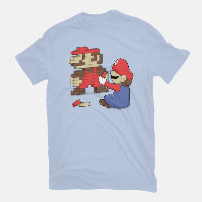 Nostalgic Gamer-Womens-Basic-Tee-Umberto Vicente