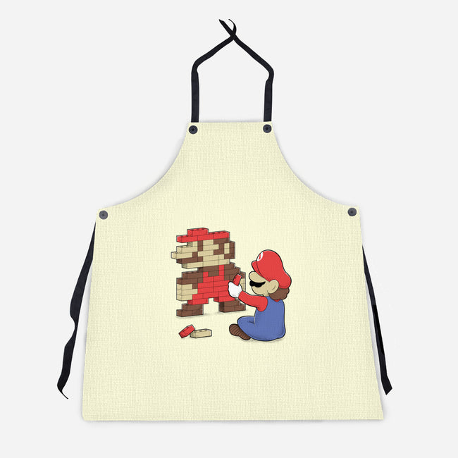 Nostalgic Gamer-Unisex-Kitchen-Apron-Umberto Vicente