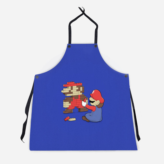 Nostalgic Gamer-Unisex-Kitchen-Apron-Umberto Vicente