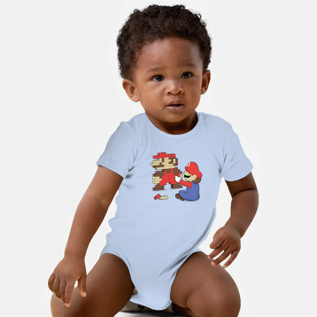 Nostalgic Gamer-Baby-Basic-Onesie-Umberto Vicente