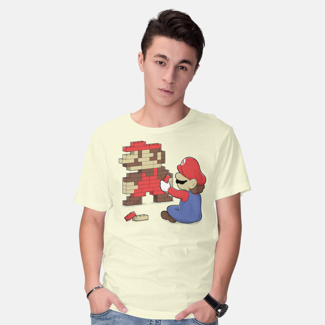 Nostalgic Gamer-Mens-Basic-Tee-Umberto Vicente