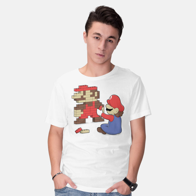 Nostalgic Gamer-Mens-Basic-Tee-Umberto Vicente