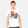 Nostalgic Gamer-Mens-Heavyweight-Tee-Umberto Vicente