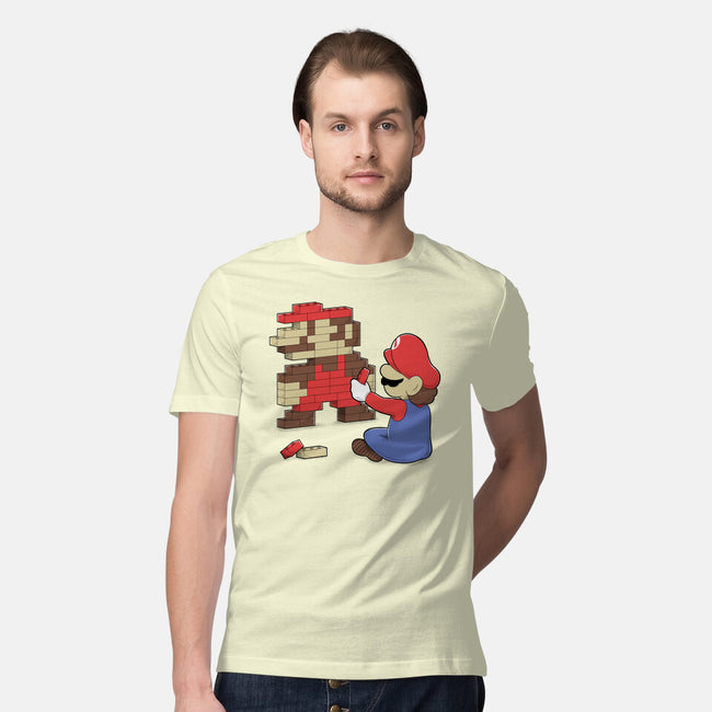 Nostalgic Gamer-Mens-Premium-Tee-Umberto Vicente