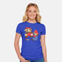 Nostalgic Gamer-Womens-Fitted-Tee-Umberto Vicente