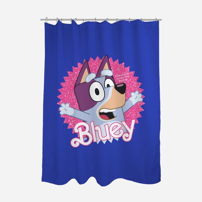 Bluey Barbie-None-Polyester-Shower Curtain-danielmorris1993