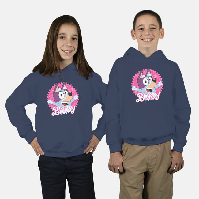 Bluey Barbie-Youth-Pullover-Sweatshirt-danielmorris1993