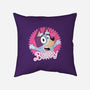 Bluey Barbie-None-Removable Cover-Throw Pillow-danielmorris1993