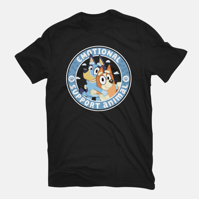 Emotional Support Animals-Youth-Basic-Tee-rocketman_art