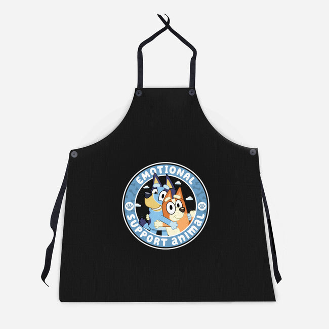 Emotional Support Animals-Unisex-Kitchen-Apron-rocketman_art