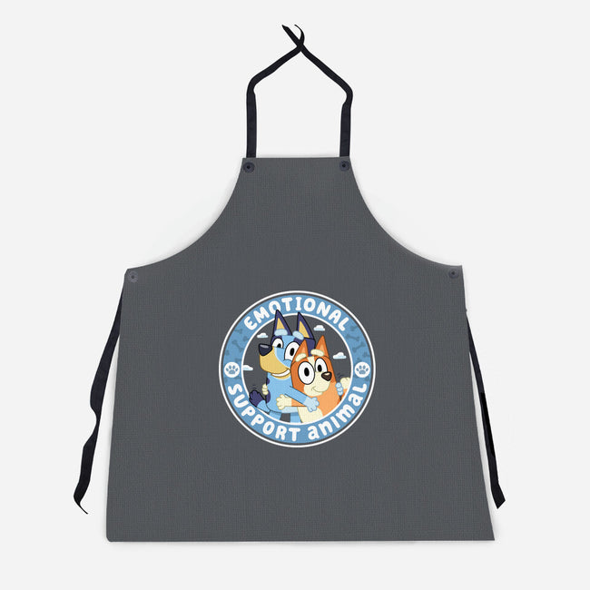 Emotional Support Animals-Unisex-Kitchen-Apron-rocketman_art