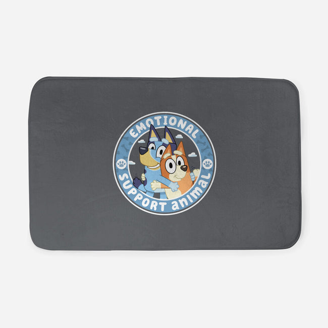 Emotional Support Animals-None-Memory Foam-Bath Mat-rocketman_art