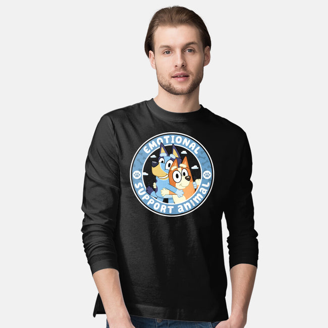 Emotional Support Animals-Mens-Long Sleeved-Tee-rocketman_art