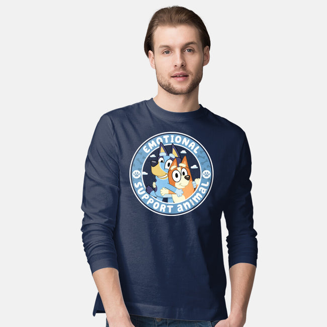 Emotional Support Animals-Mens-Long Sleeved-Tee-rocketman_art