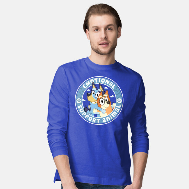 Emotional Support Animals-Mens-Long Sleeved-Tee-rocketman_art