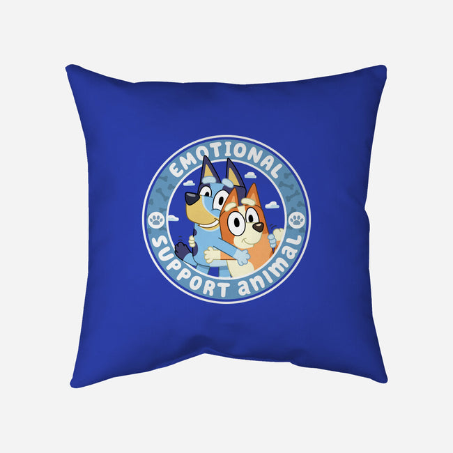 Emotional Support Animals-None-Removable Cover-Throw Pillow-rocketman_art