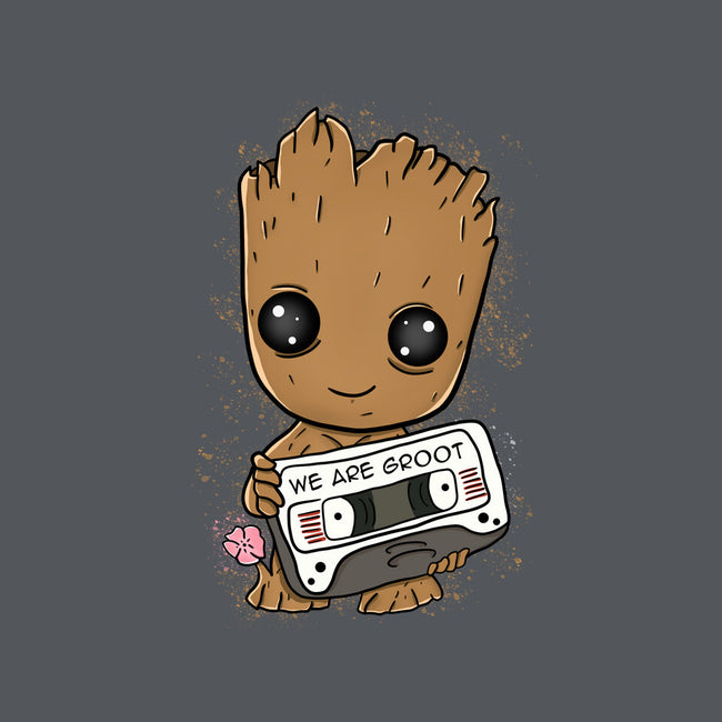 Cute We Are Groot-None-Glossy-Sticker-MaxoArt