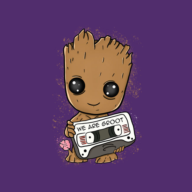 Cute We Are Groot-Womens-Off Shoulder-Tee-MaxoArt