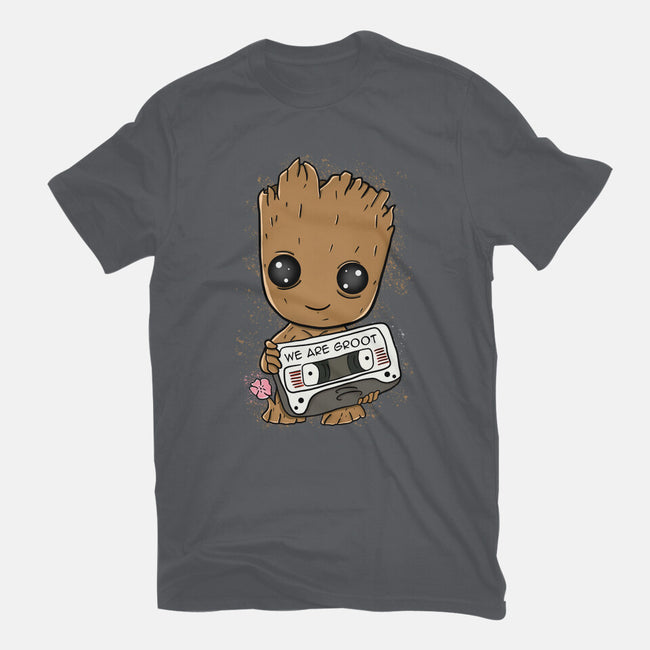 Cute We Are Groot-Mens-Basic-Tee-MaxoArt