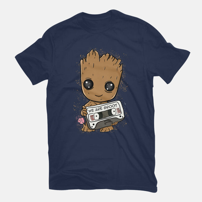 Cute We Are Groot-Mens-Basic-Tee-MaxoArt