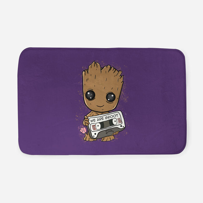 Cute We Are Groot-None-Memory Foam-Bath Mat-MaxoArt