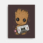 Cute We Are Groot-None-Stretched-Canvas-MaxoArt