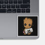 Cute We Are Groot-None-Glossy-Sticker-MaxoArt