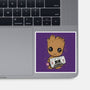 Cute We Are Groot-None-Glossy-Sticker-MaxoArt