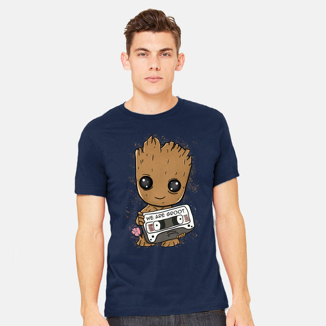 Cute We Are Groot-Mens-Heavyweight-Tee-MaxoArt