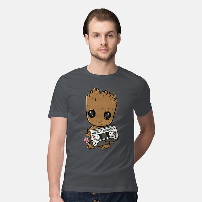 Cute We Are Groot-Mens-Premium-Tee-MaxoArt