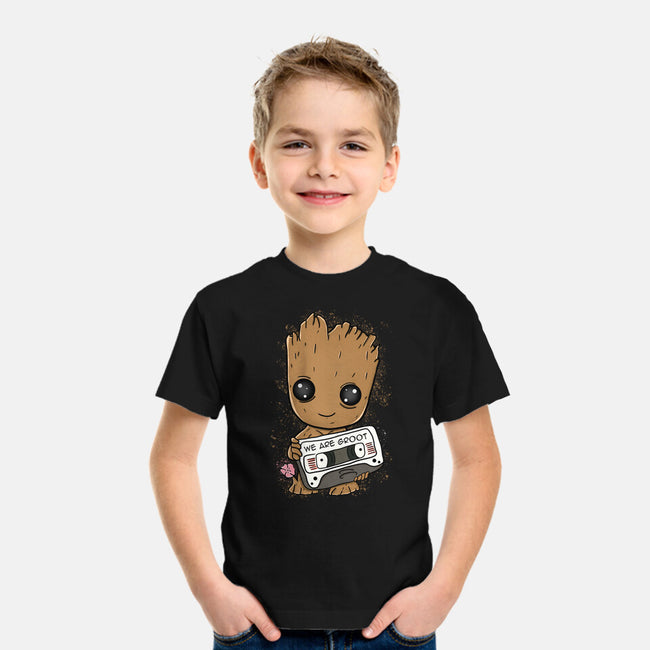 Cute We Are Groot-Youth-Basic-Tee-MaxoArt