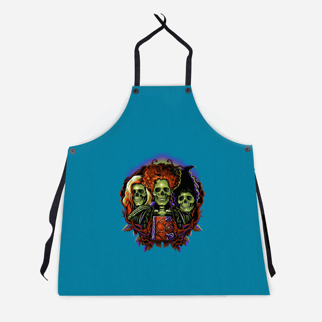 Twist The Bones-Unisex-Kitchen-Apron-daobiwan