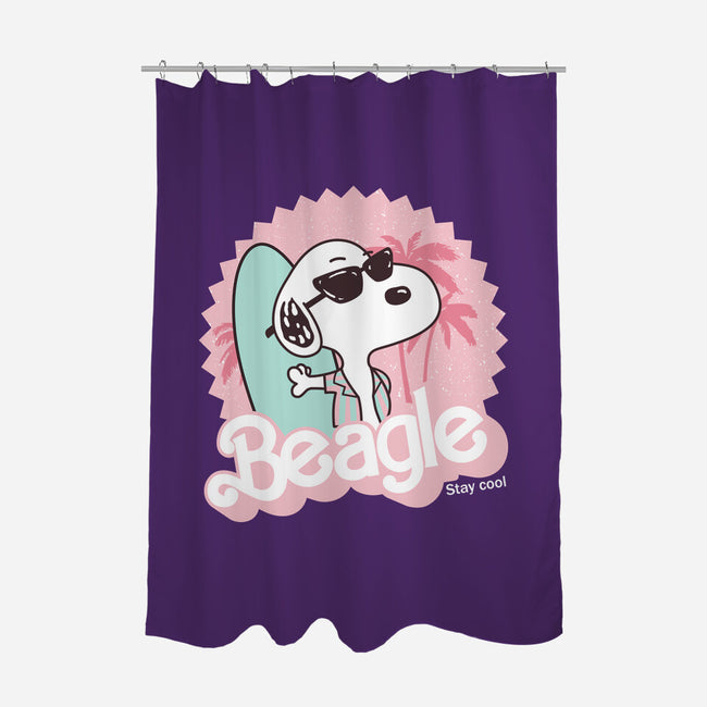 Cool Beagle-None-Polyester-Shower Curtain-retrodivision