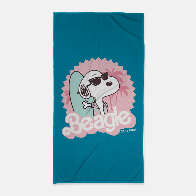 Cool Beagle-None-Beach-Towel-retrodivision