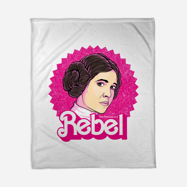 Rebel Princess-None-Fleece-Blanket-retrodivision