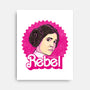 Rebel Princess-None-Stretched-Canvas-retrodivision