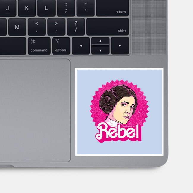 Rebel Princess-None-Glossy-Sticker-retrodivision