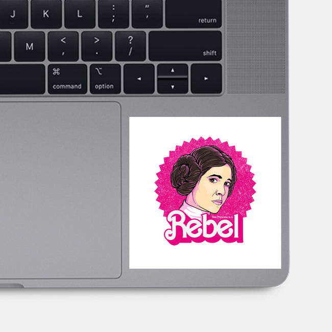 Rebel Princess-None-Glossy-Sticker-retrodivision