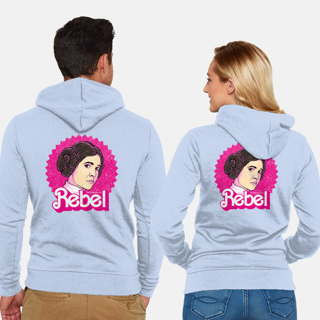 Rebel Princess-Unisex-Zip-Up-Sweatshirt-retrodivision