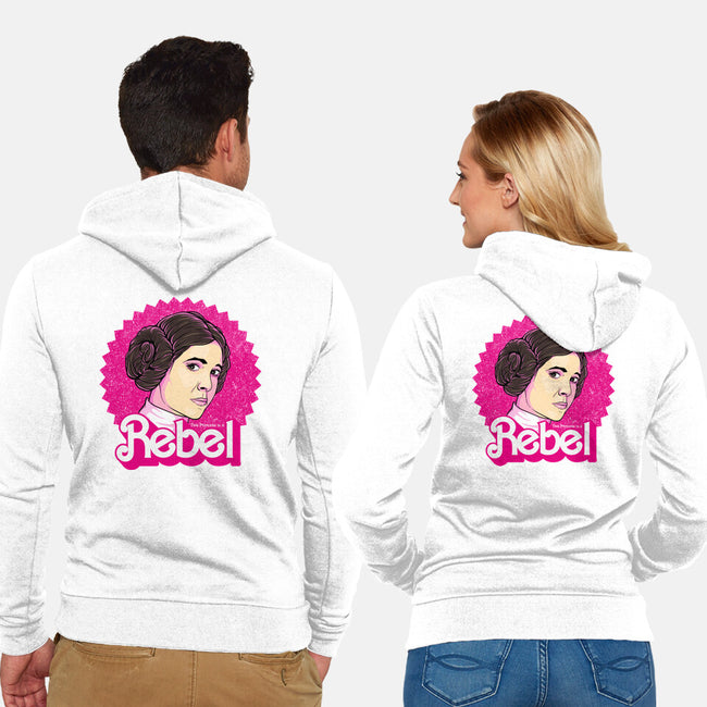 Rebel Princess-Unisex-Zip-Up-Sweatshirt-retrodivision