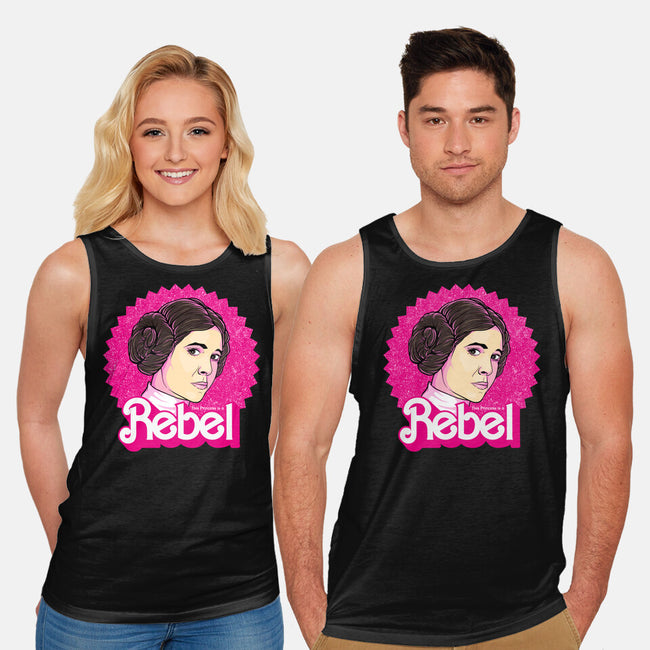 Rebel Princess-Unisex-Basic-Tank-retrodivision