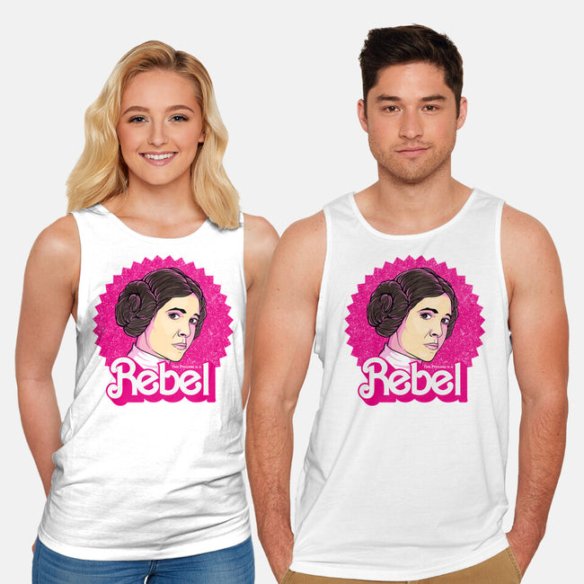 Rebel Princess-Unisex-Basic-Tank-retrodivision