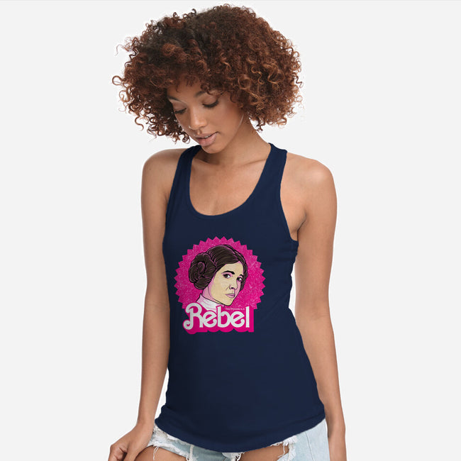 Rebel Princess-Womens-Racerback-Tank-retrodivision