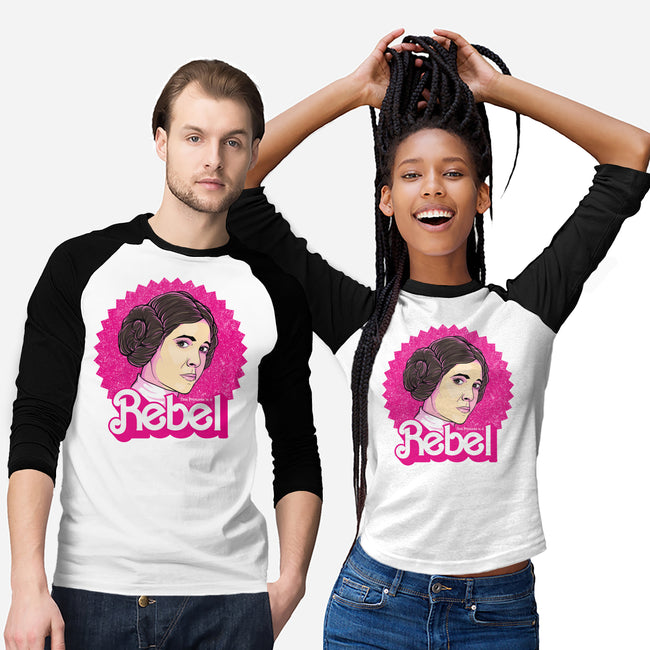 Rebel Princess-Unisex-Baseball-Tee-retrodivision