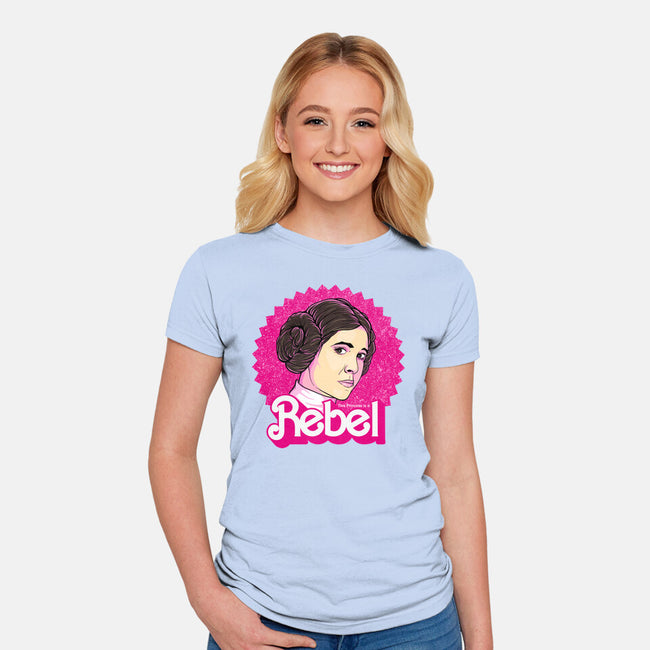 Rebel Princess-Womens-Fitted-Tee-retrodivision