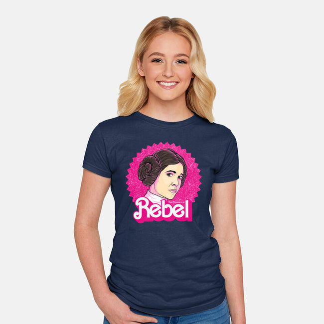 Rebel Princess-Womens-Fitted-Tee-retrodivision