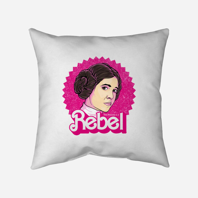 Rebel Princess-None-Removable Cover-Throw Pillow-retrodivision